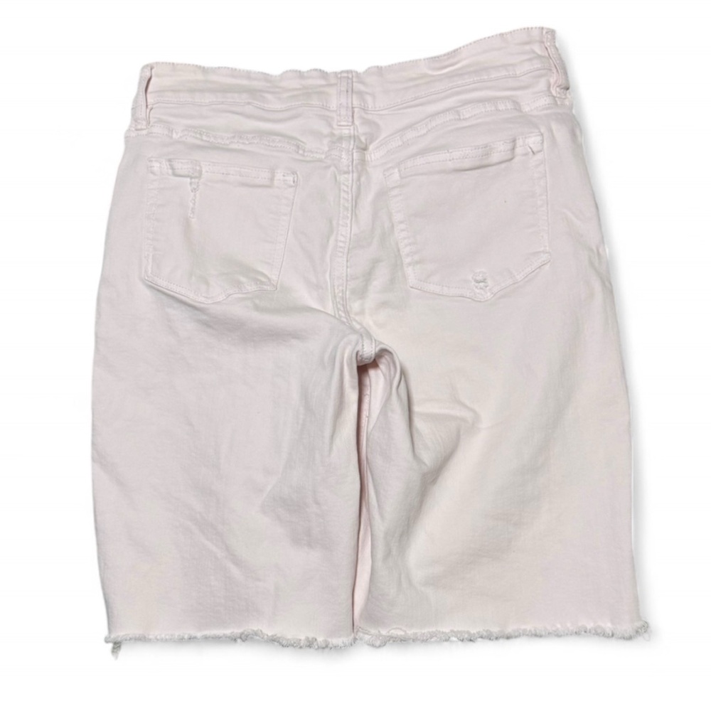 Buffalo David Bitton Tandi Distressed Bermuda Shorts - Pastel Pink - Size 10/30 - Picture 6 of 6